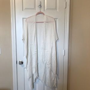 Half Sleeve Sheer Kimono